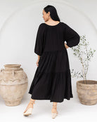 Bee Maddison Jackson Maxi Dress Black