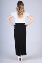 Bodacious Long Coconut Skirt Black S/M